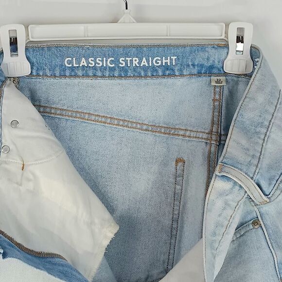 J.CREW Women’s Light Wash Classic Straight Jeans Size 32 High Rise Cotton Denim - Picture 4 of 13